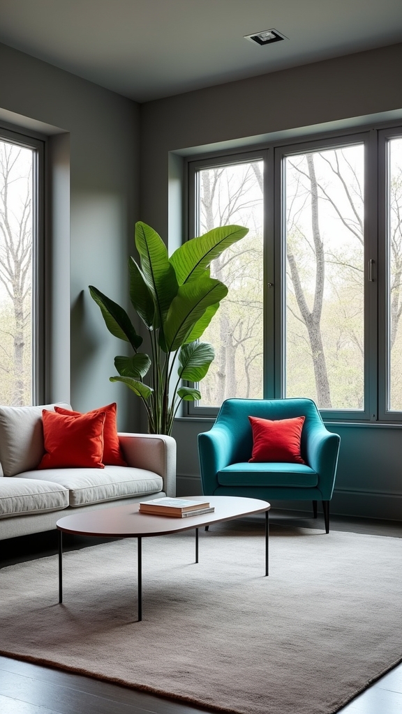unified grey architectural elements