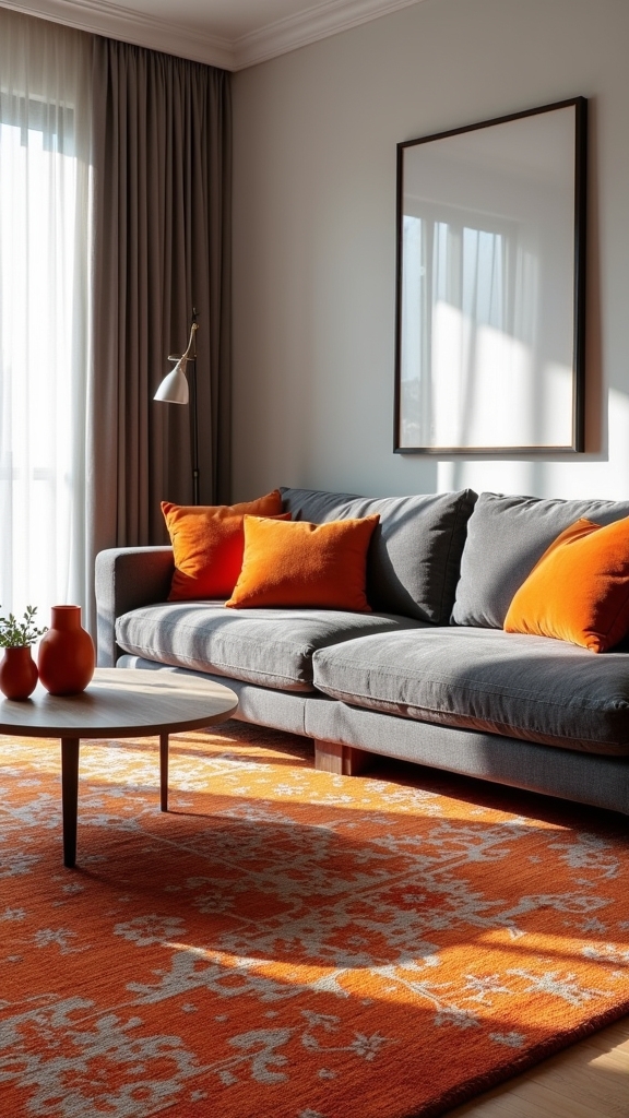 unifying colors with rugs