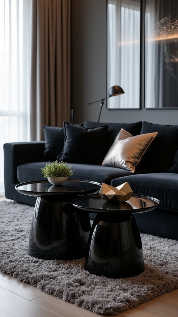 versatile chic black tables