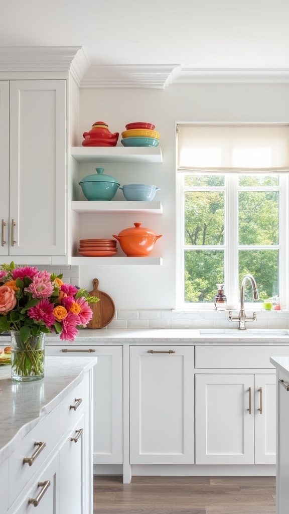 vibrant accents enhance elegance