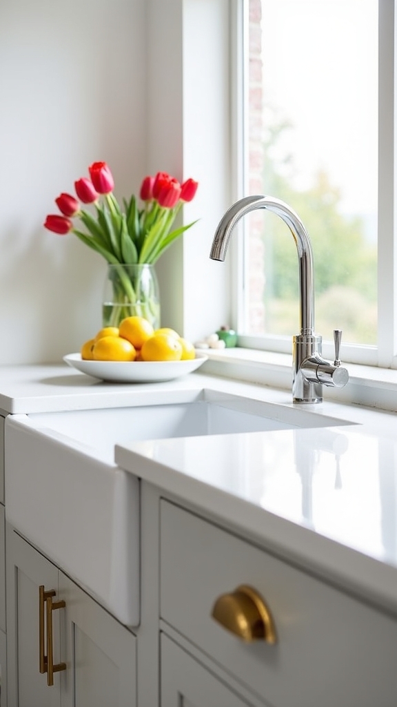 vibrant accents enhance kitchens