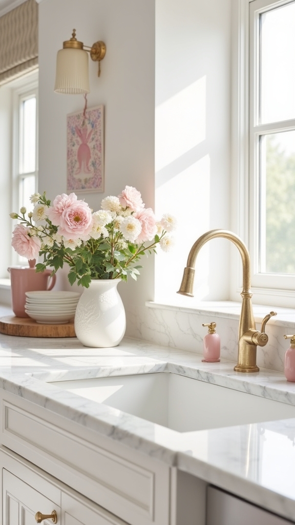 vibrant accents in kitchens
