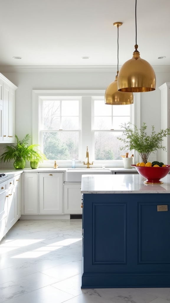vibrant color in kitchens
