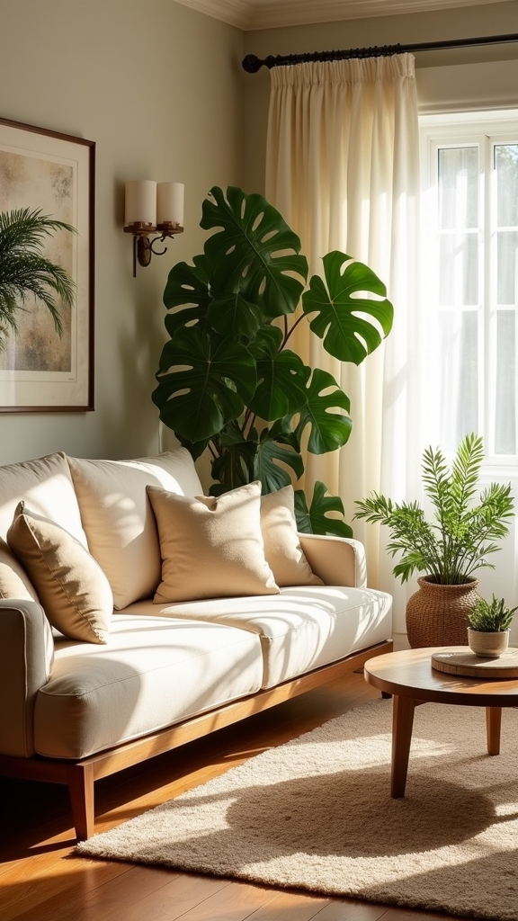 vibrant plants enhance tranquility