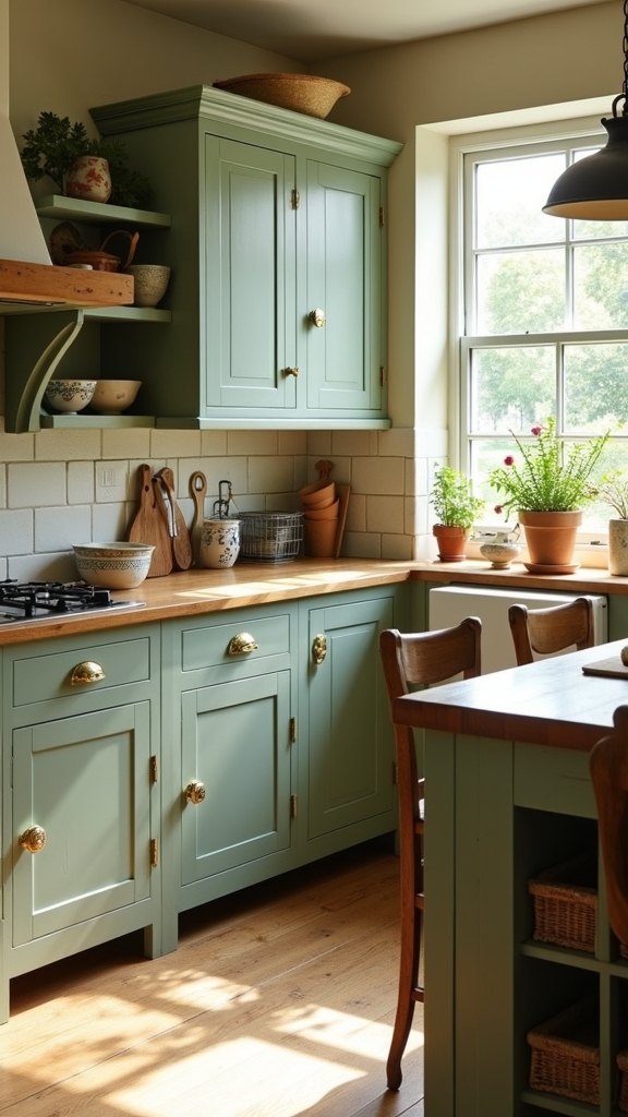 vintage cottage kitchen design