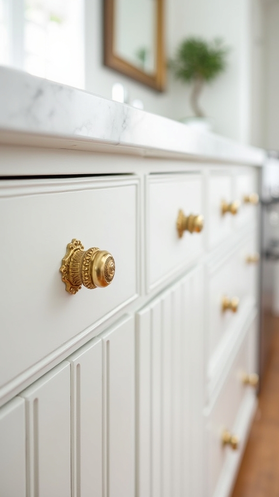 vintage glamour with beadboard