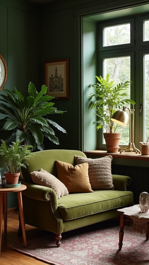 vintage sophistication with olive