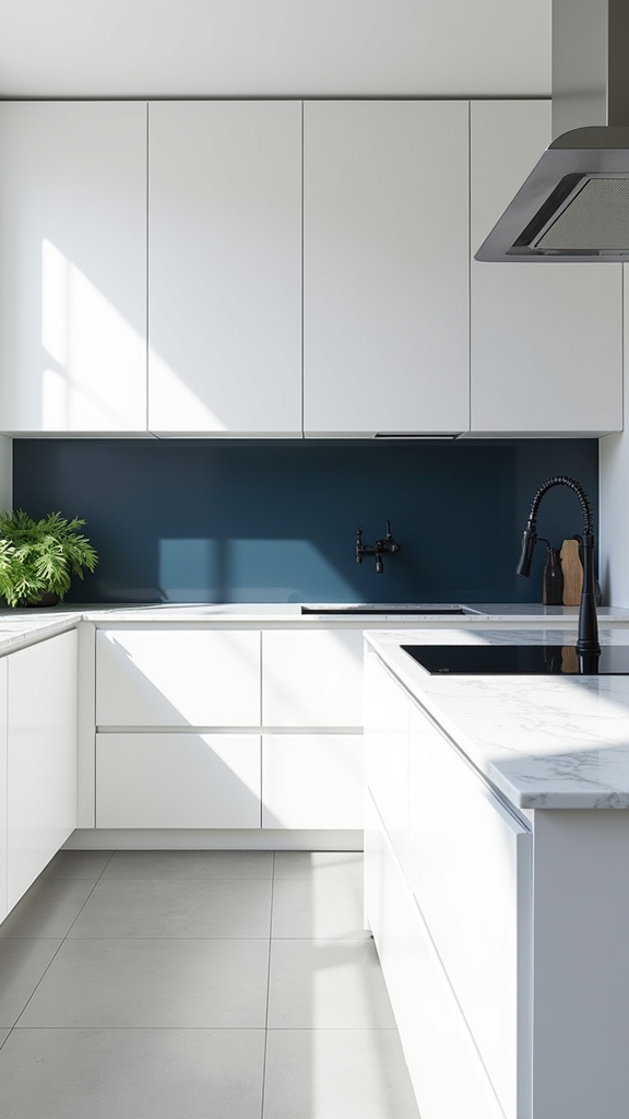 vivid color contrasts enhance design