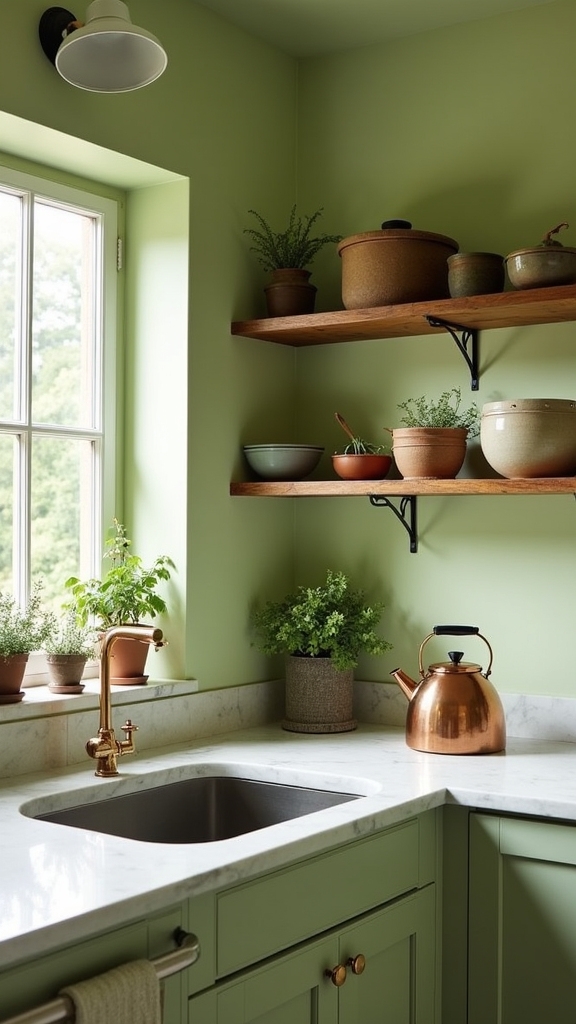 warm inviting kitchen ambiance
