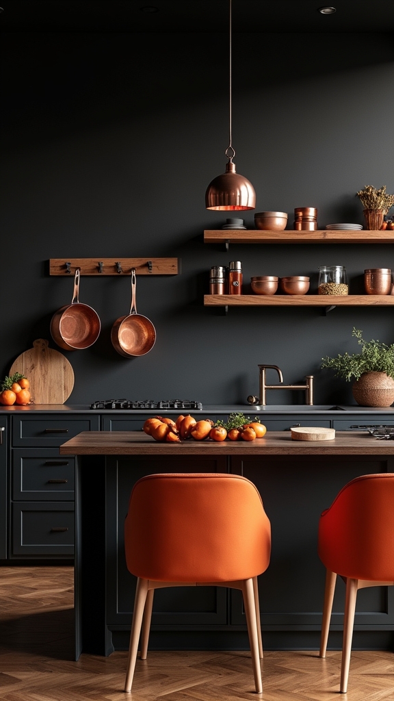 warm spiced accent colors