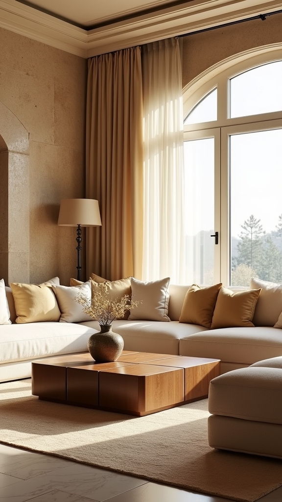 warm stone elegance enhances tranquility