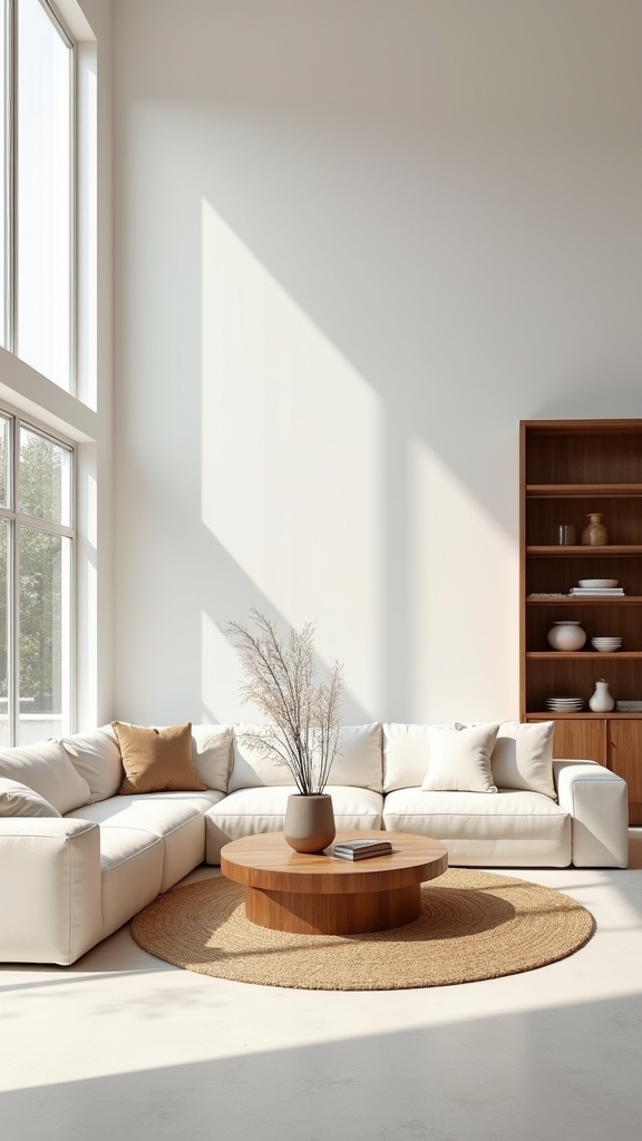 warm wood minimalist accents
