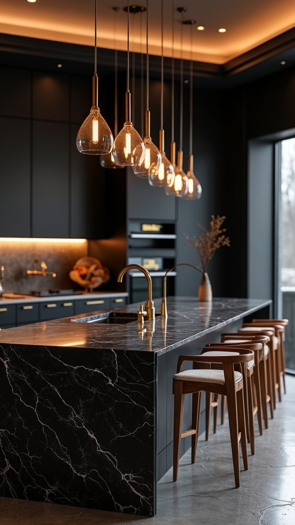 warmth through contrasting elements