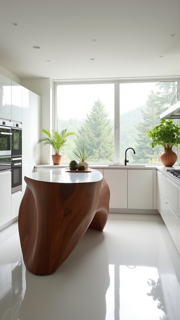 warmth through contrasting materials