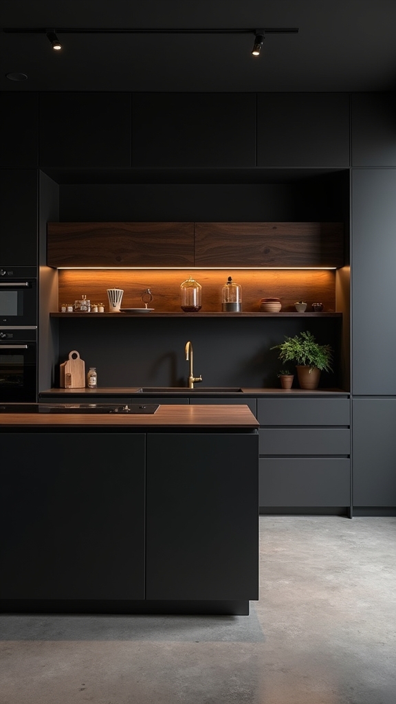 warmth through wood accents