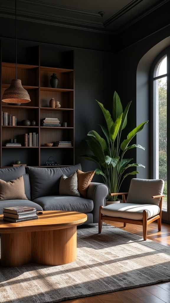 warmth through wooden accents