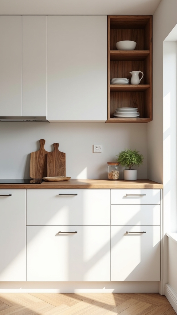 warmth through wooden accents
