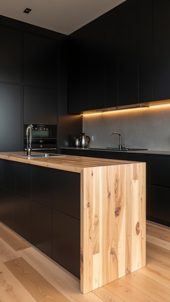 waterfall edge butcher block