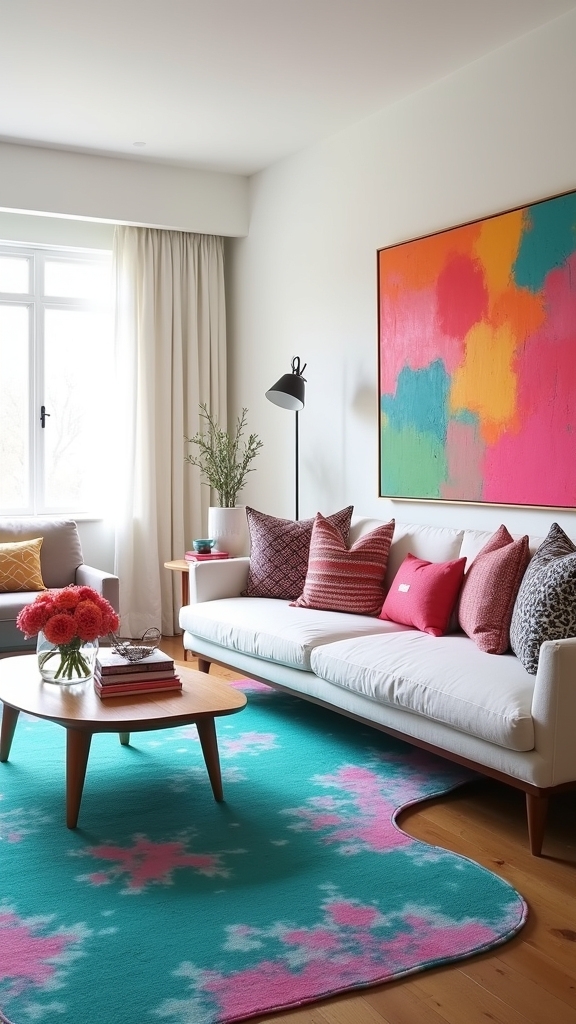 whimsical overdyed rug aesthetics