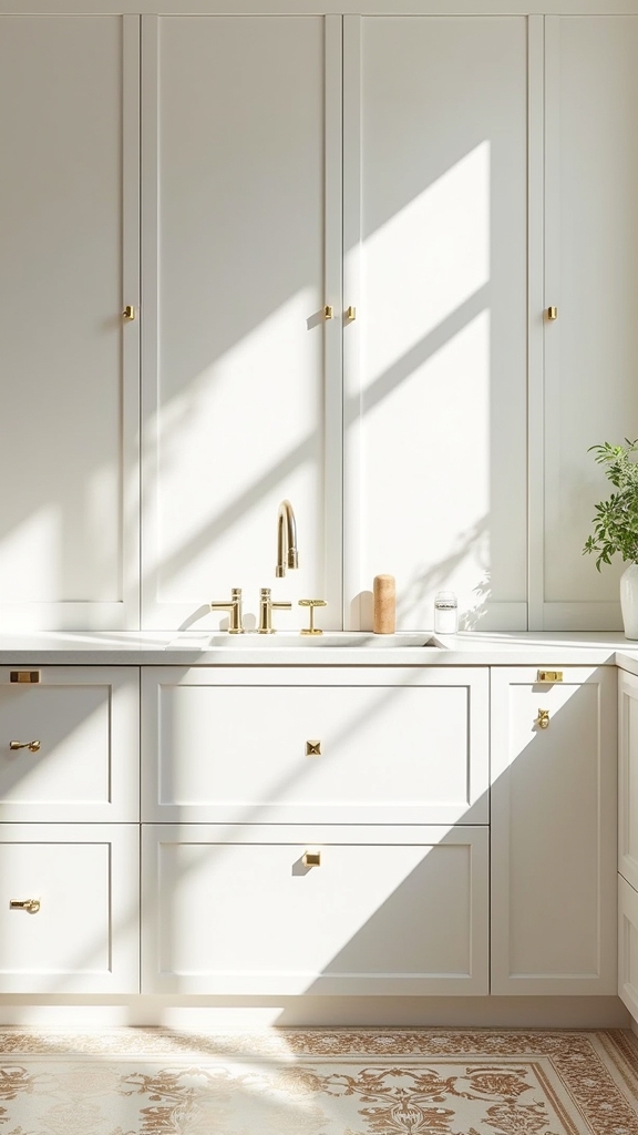 white gold patterned elegance