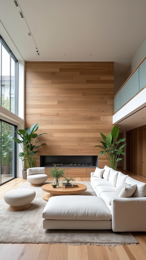 wood paneling enhances aesthetics