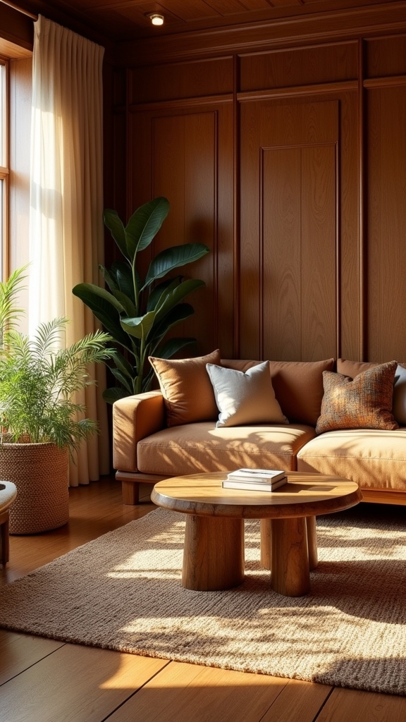 wood panelling for warmth