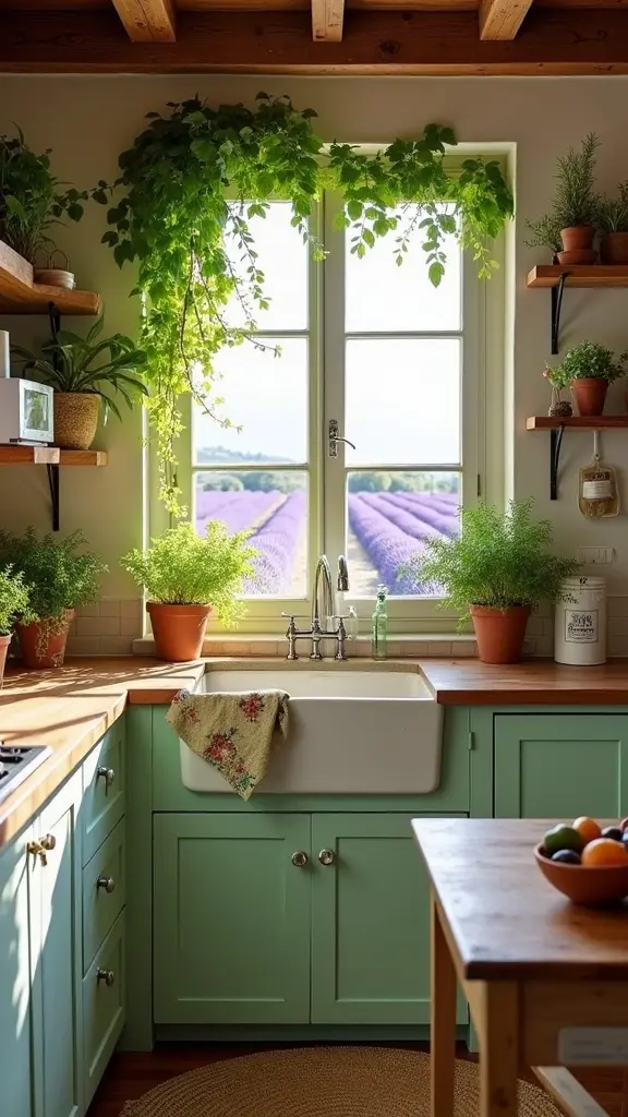 natural elements enhance kitchen