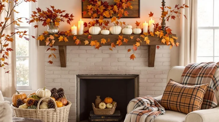autumnal halloween home transformation