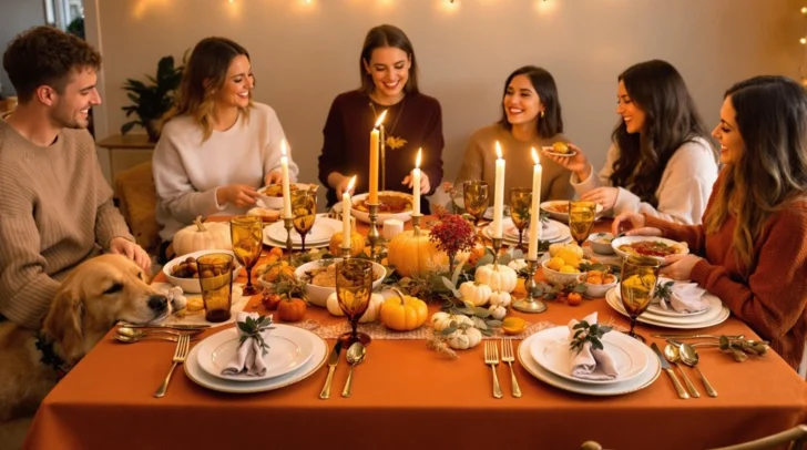cozy friendsgiving party inspiration