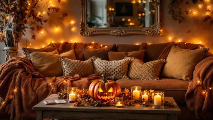 cozy spooky halloween decor