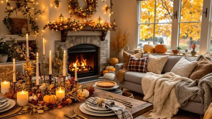 cozy thanksgiving home decor