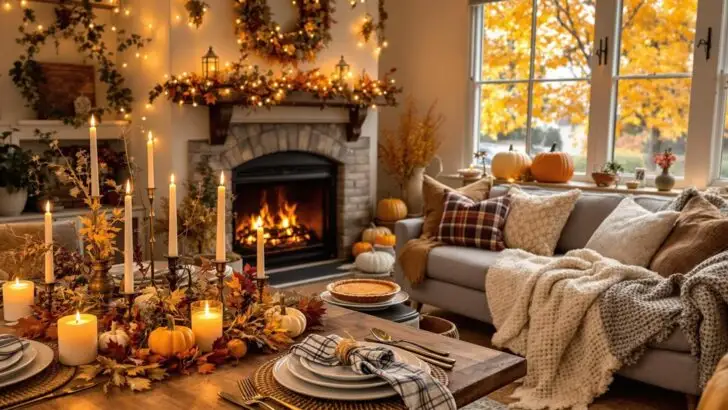 cozy thanksgiving home decor