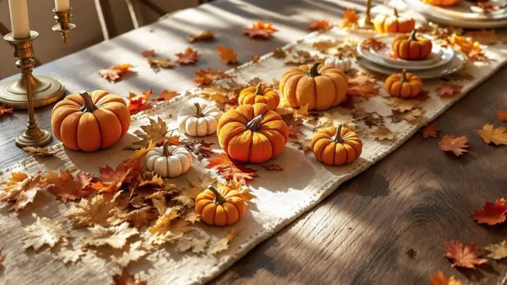 cozy thanksgiving table decor