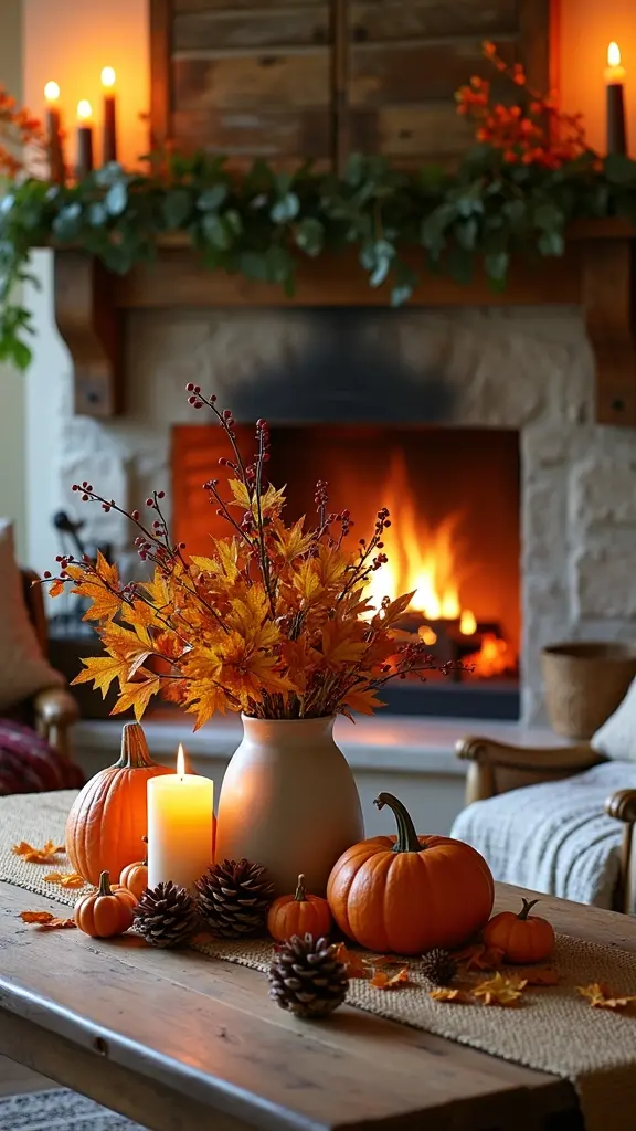seasonal greenery enhances ambiance