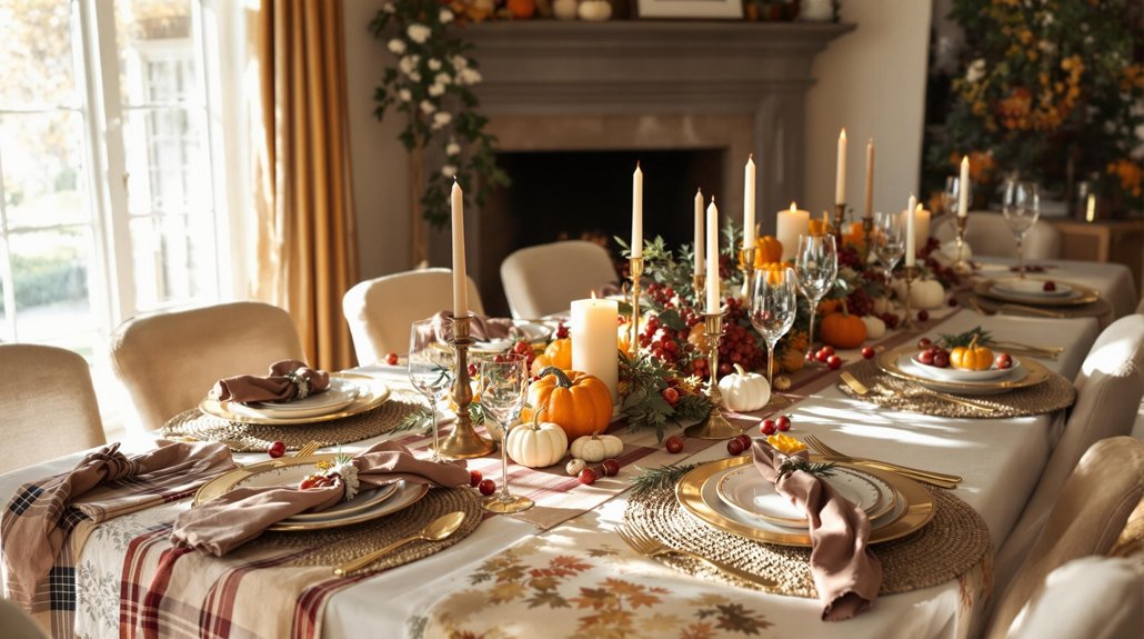 15 Thanksgiving Tablecloth Ideas to Complete Your Tablescape
