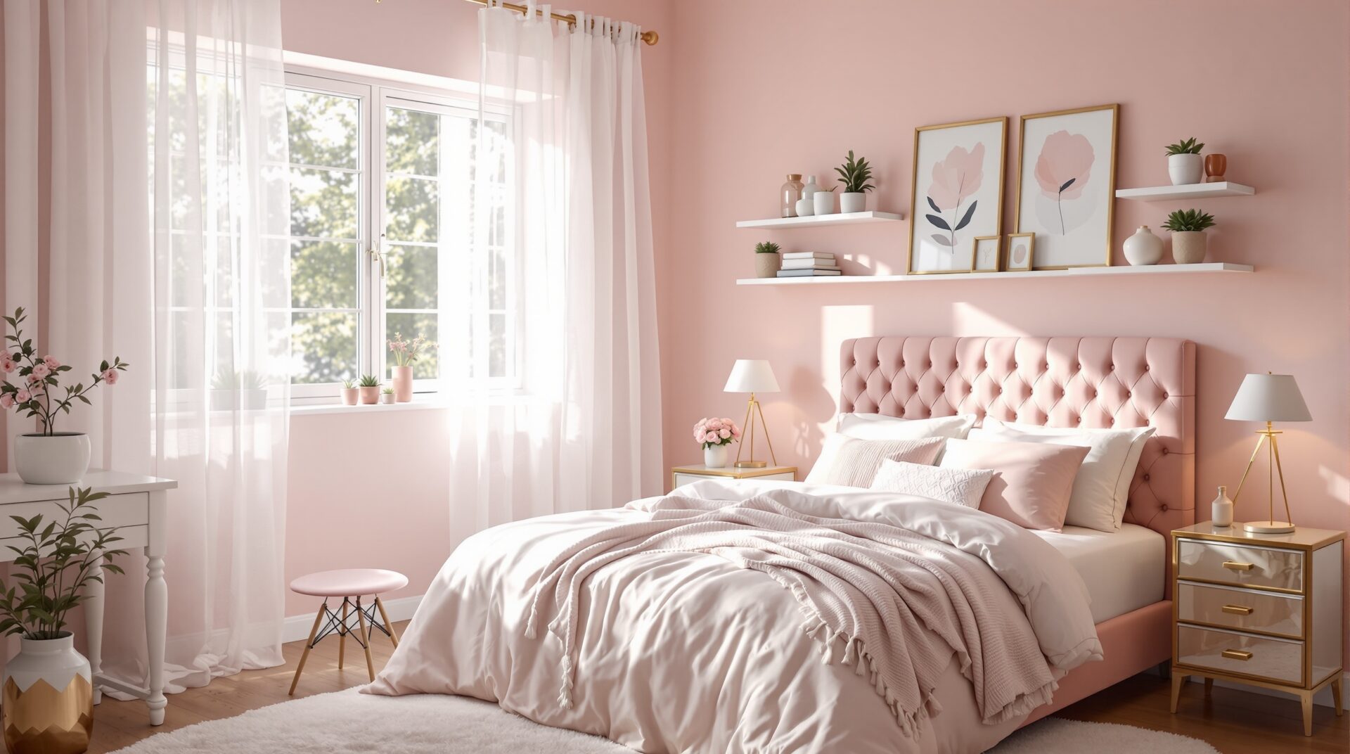 10 Small Pink Bedroom Ideas That Work